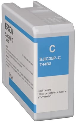 Cartucho De Tinta Epson SJIC35P C13T44B220 Cyan / Para Colorworks / C6500 / C6000