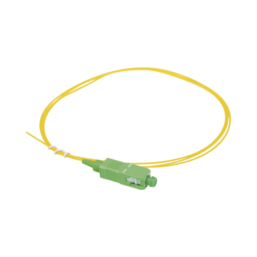 Pigtail de Fibra Optica Monomodo SC/APC, Simplex de 1 Metro, LP-FO-SCA-01