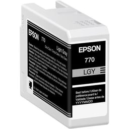 Cartucho de Tinta Epson Gris Claro Ultrachrome Pro10 T770, 25ml, T770920