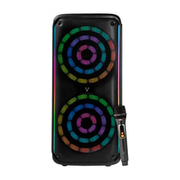 Bocina Karaoke Vorago KSP-503 Bluetooth / 8" / 60W / Recargable, C/ Micrófono Inalámbrico / Carga USB Tipo C / Color Negro