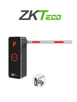 Barrera Vehicular ZKTECO BGM1030L/Brazo Recto/Direccion Ajustable/3M/Gabinete C/Luz LED/Indicador de Estado/1.5S de Apertura/Incluye 2 Controles/Modulo WI-FI P/Conectarse Con la App ZK BARRIER Gratuita