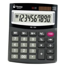 Calculadora Nextep NE-184N De 10 Digitos / Semi Escritorio / Solar / Bateria