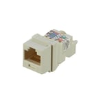 Modulo jack categoría 6, 8 posiciones blanco mate, Panduit NK6TMIW