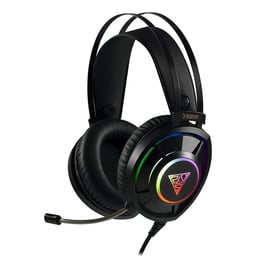 Diadema Audifonos C/Microfono Alambricos Gamdias GD-HEBE E3 / Estereo / RGB / USB / 3.5MM / Negro