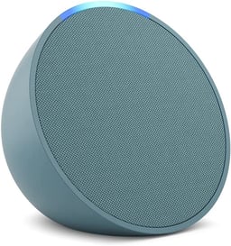 Bocina Inteligente Alexa Amazon Echo Pop B09ZX1LRXX, Proyeccion Frontal de 1.95" WI-FI/Bluetooth, Color Verde Azulado