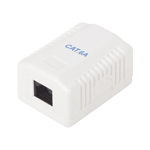 Caja de Pared con 1 Puerto Linkedpro LP-WP-38-C6A Incluye 1 Jack UTP CAT6A