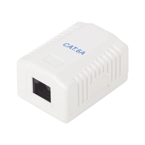 Caja de Pared con 1 Puerto Linkedpro LP-WP-38-C6A Incluye 1 Jack UTP CAT6A