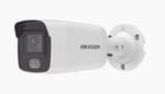 Camara Bullet IP Hikvision Colorvu DS-2CD2047G2-L(U)(C) 4MP/ Lente 2.8MM/ Imagen a Color 24/7/ Luz Blanca 40 MTS/ Microfono Integrado/ WDR 130DB/ Exterior IP67/ Captura Facial