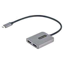 Adaptador USB-C A HDMI Doble Startech MST14CD122HD 4K 60HZ/30 CM/No Es Compatible Con MacOS