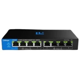 Switch Linksys LN2308P 8 Puertos Gigabit PoE+ 180W IEEE 802.3AT Plug And Play