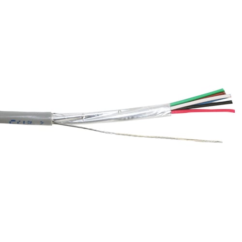 Bobina cable de audio Belden 5504FE 6C/22W Riser gris 305 metros