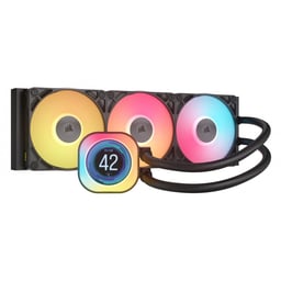 Enfriamiento Liquido Corsair Icue Link Titan 360 RX LCD / 3x120mm / 2100RPM / RGB / Color Negro / CW-9061023-WW