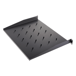 Charola para Soportar Equipos en Rack de 19" Hikvision DS-XSPB04-S/B con Profundidad de 35cm/1U Rack/Hasta 20kg/Negro