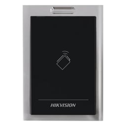 Lector de Tarjetas MIFARE Hikvision DS-K1101M de 13.56MHz con Wiegand y RS-485, Indicador LED e IP64