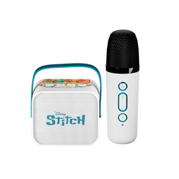 Mini Karaoke Kit Xtech Disney Stitch/Bluetooth 5.3/Con Microfono/Color Blanco/XTS-D622ST