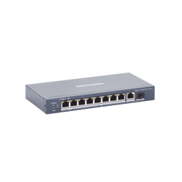 Switch POE+ Hikvision DS-3E0510HP-E 6 Puertos 10/100/1000 MBPS POE+, 2 Puertos 1000 POE++(90 W), 1 Puerto 1000 MBPS Uplink + 1 Puerto SFP, POE Hasta 250 MTS, 110 W