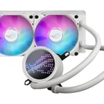Enfriamiento Liquido Asus Rog Ryuo III 240 ARGB WHT, 2X120MM, 800-2600RPM, Edicion Blanco