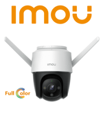 Camara IP PT WIFI Imou Cruiser IPC-S22FN-0360B-IMOU 2MP/ Lente de 3.6MM/ Full Color/ IR 30 MTS/ Sirena y Luz Blanca/ H.265/ Deteccion de Humanos/ Zoom Digital de 16X/ Autotracking/ Ranura MicroSD/ Onvif