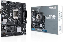 MB ASUS PRIME H610M-K, Socket 1700 / DDR5 / HDMI / VGA / 96GB / Intel H610 / Micro-ATX, 90MB1GA0-M0EAY0