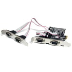 Tarjeta Adaptadora PCI Express PCIe de 4 Puertos Serial RS232 UART 16550 DB9, PEX4S553