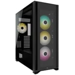 Gabinete Corsair Icue 7000X RGB Negro/ Panel Cristal/ ATX/ Sin Fuente, CC-9011226-WW