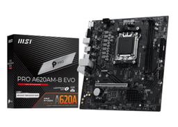 Tarjeta Madre MSI PRO A620AM-B EVO Socket AM5/2XDDR5/HDMI/VGA/PCIE-4.0/MATX