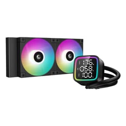 Enfriamiento Liquido DeepCool LD240 / ARGB / 2x120mm / 2400RPM / Socket LGA 1700 / AM4 / AM5 / Color Negro / R-LD240-BKMSN-G-1