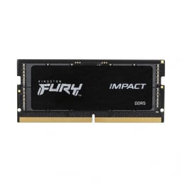 Memoria Sodimm DDR5 32GB 6400Mhz Kingston Fury Impact / (2x16GB) / XMP / CL38 / Negro / KF564S38IBK2-32