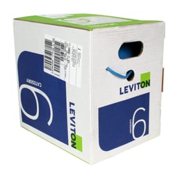 Bobina de Cable Extreme CAT6 UTP Leviton UTP6R-MLB Color Azul, 305 MTS