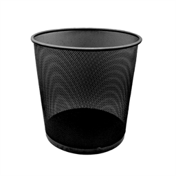 Cesto Nextep NE-165RG de Malla/Redondo/20 L/Negro