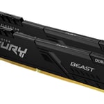 Memoria DDR4 64GB (2X32GB) 3600MHZ Kingston Fury Beast Non-ECC CL18 XMP, KF436C18BBK2/64