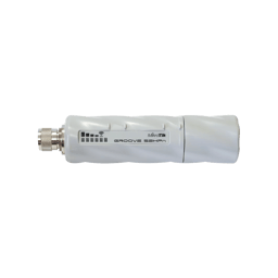 Access Point Mikrotik RBGROOVE52HPN cliente y PTP en 2.4 y 5GHZ 802.11 A/B/G/N conectorizado 500MW