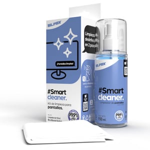 Kit de Limpieza Silimex Smart Cleaner 140ML Incluye Toallita de Microfibra 9×18CM/para Pantallas/750300219619