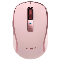 Mouse Inalámbrico ACTECK OPTIMIZE TRIP PRO MI580/1600DPI/6 Botones/BLUETOOTH/CLIC Silencioso/Color Rosa/AC-939614