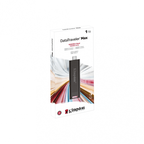 Memoria USB 3.2 1TB Kingston Datatraveler Max DTMAX/1TB Tipo-C Color Negro