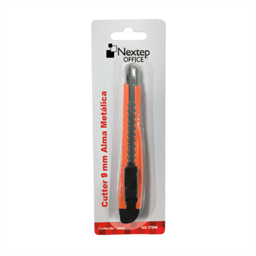 Cutter Plástico Nextep NE-179M de 9 mm/Alma de Metal