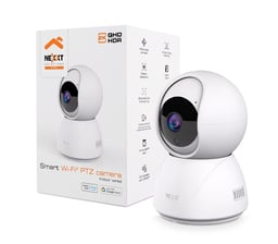 Cámara Wi-Fi Nexxt NHC-IP11 de 3MPX/Visión Nocturna IR 10M/Detección Humano/Audio Bidireccional/Hasta 128GB microSD/ONVIF/Compatible con Google y Alexa/Blanco