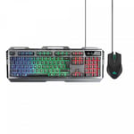 Kit Teclado y Mouse Yeyian Gaming Led YKP-20706 Phoenix 3000 USB Negro