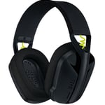 Diadema Audifono Inalambrico Logitech G435 Gaming USB Lightspeed/ Bluetooth Negro/ Amarillo, 981-001049