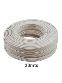 Bobina de Cable Bujia o Doble Aislado para Cercos Electricos Yonusa KCAB001 Multifilar 22 AWG/ 20 Metros