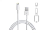 Cable USB a Lightning de 1M Alta Velocidad Gigatech CLU2-1.0 Blanco