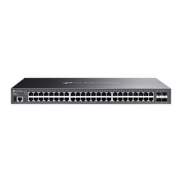 Switch Tp-Link SG5452X 48 Puertos Gigabit/Administrable/4 Ranuras de 10G/RJ45 10/100/1000/176GBIT/S/16000 Entradas