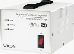 Regulador Vica Protect 3K, 1800W, 3000VA, Entrada 120V, 4 Contactos