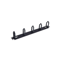Organizador de Cables LinkedPro LP-CM-01/5 Anillos/1U/19"/Color Negro