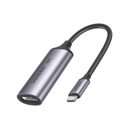 Cable Adaptador USB-C a DP 1.4 Ugreen 15575/10cm/Color Gris