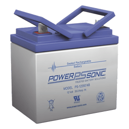 Batería Power Sonic PS-12350-NB3 de 12V/35Ah/Para Respaldo/Tecnologías AGM/VRLA/Terminales NB3/Reconocida UL
