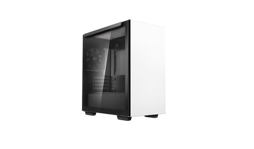 Gabinete Deepcool Macube 110 White / Micro ATX/ Media Torre/ USB/ Cristal Templado Magnetico/ Blanco