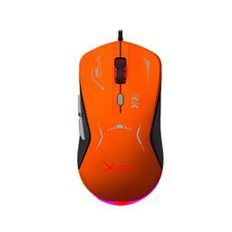 Mouse Gamer Xzeal XZ-401 7200DPI RGB USB COLOR NARANJA