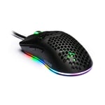 Mouse gamer Yeyian YMG-24310 negro USB links 3000/RGB/ 6 botones