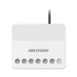 Relevador Inalambrico AX Pro Hikvision DS-PM1-O1L-WB Blanco 1 Entrada de Alarma 24/7/ 1 Salida de Relevador 0 a 36 VCD
